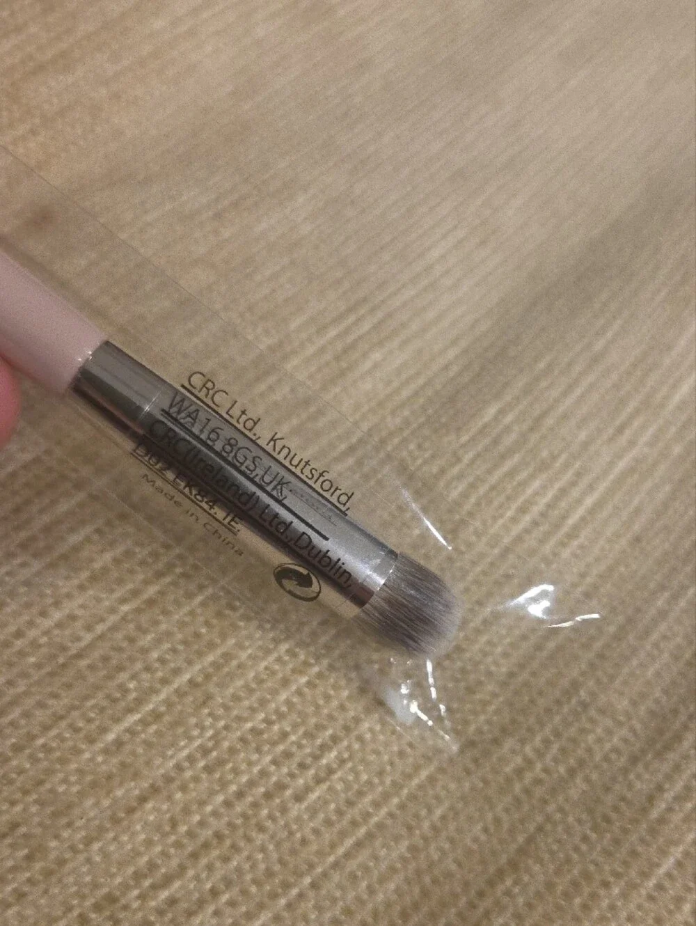 Doll 10 Double-Ended Eyeshadow Brush - Pink